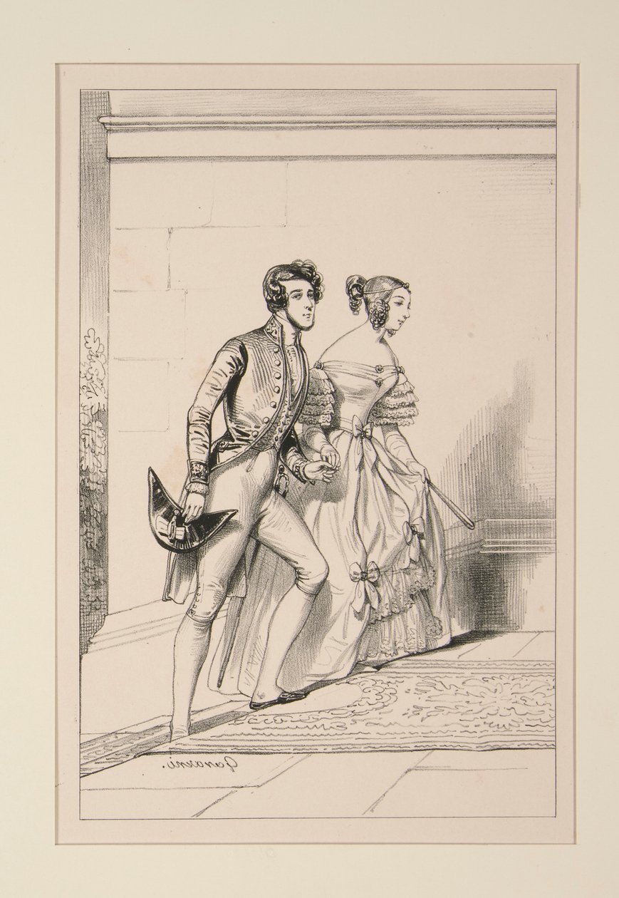 MAHKEME KOSTÜM 1837 by Paul Gavarni