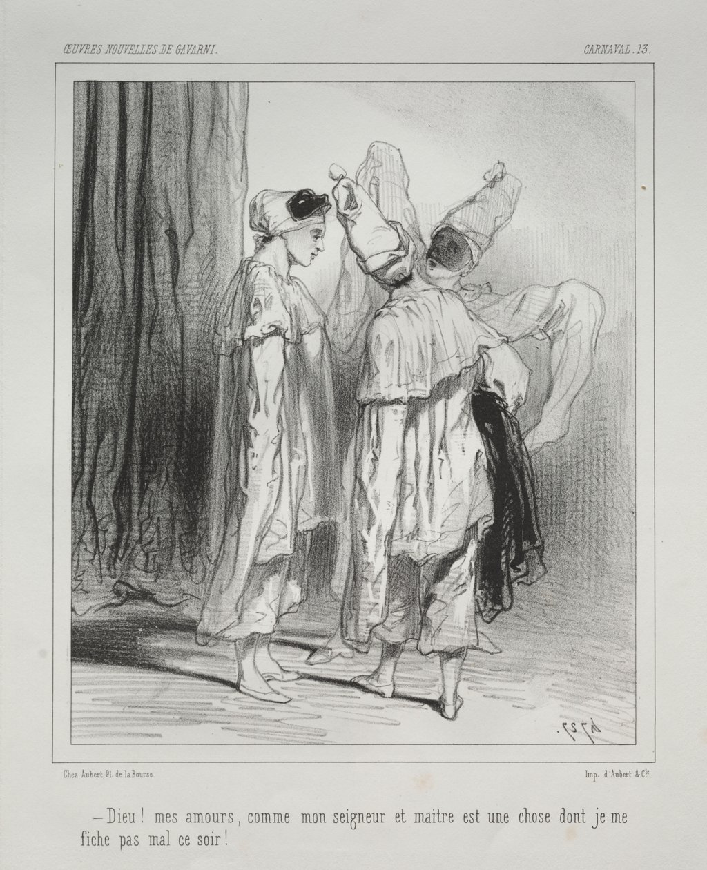 karnaval by Paul Gavarni