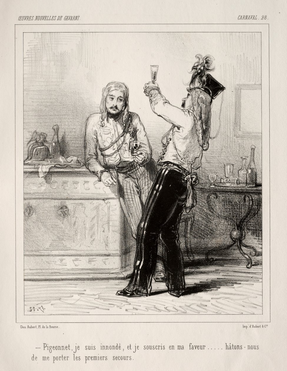 karnaval by Paul Gavarni