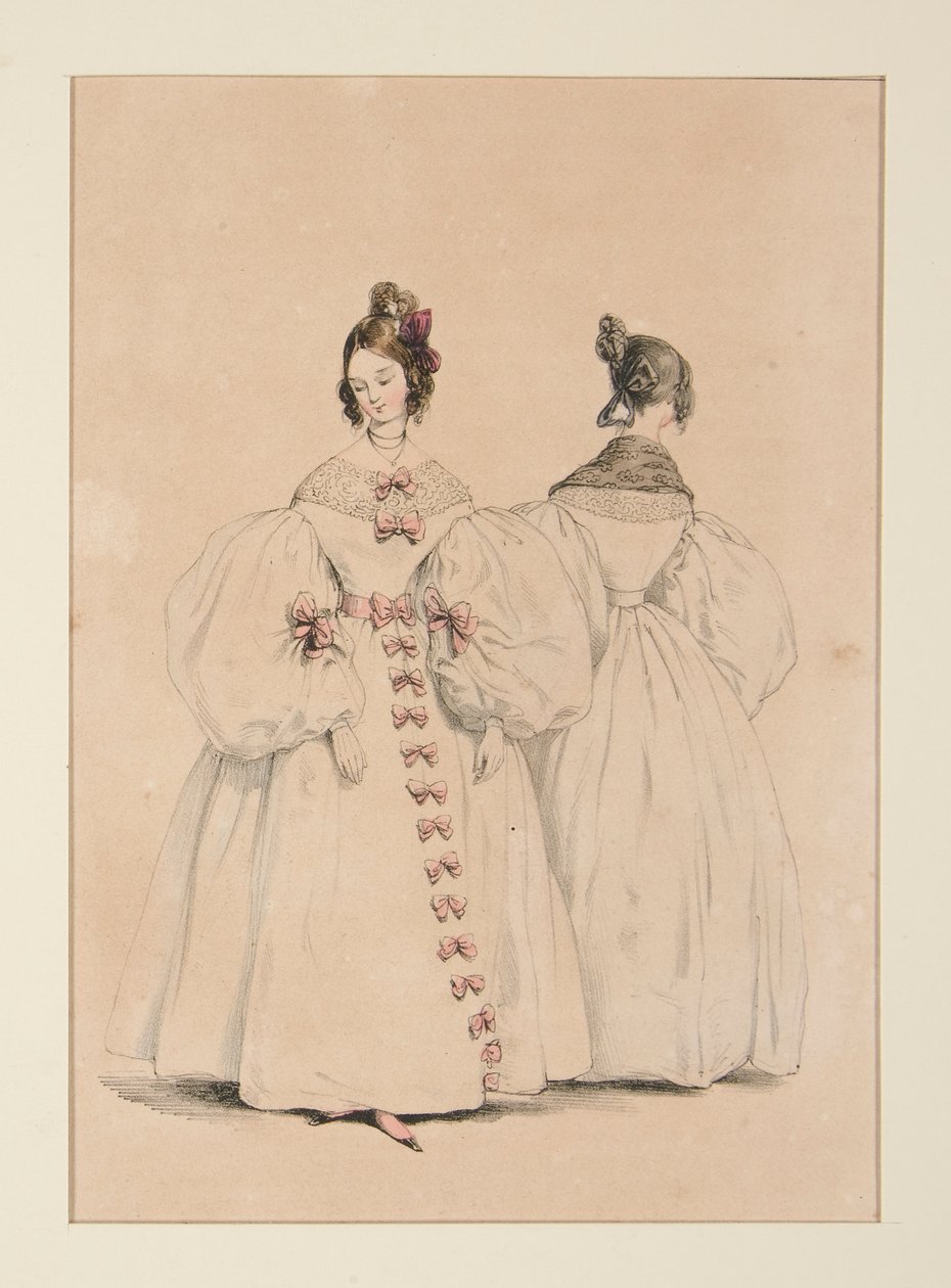 AKŞAM. Müslin ve gazlı bez-florence elbiseler, by Paul Gavarni