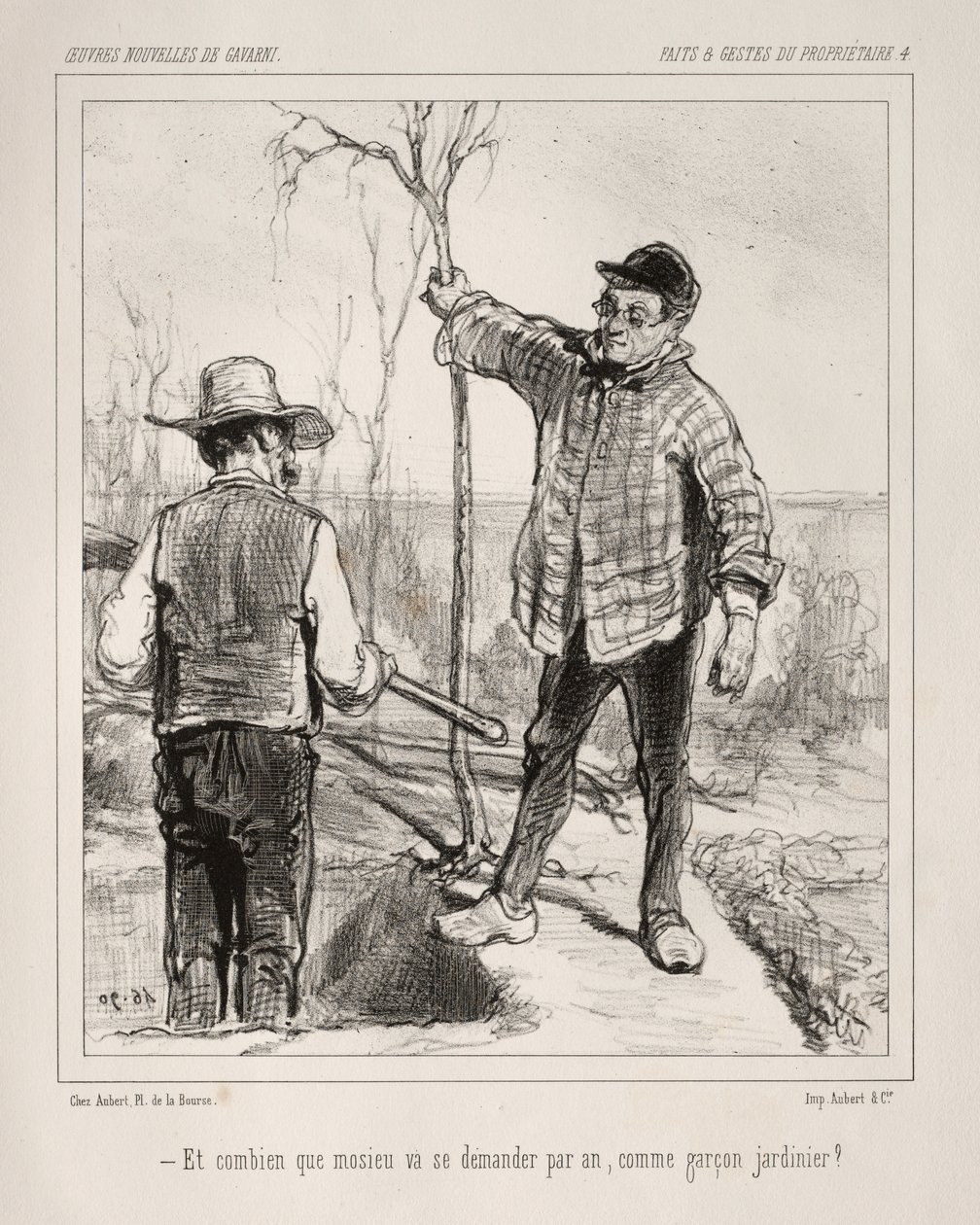 Mal Sahibinin İşlemleri ve İşlemleri by Paul Gavarni