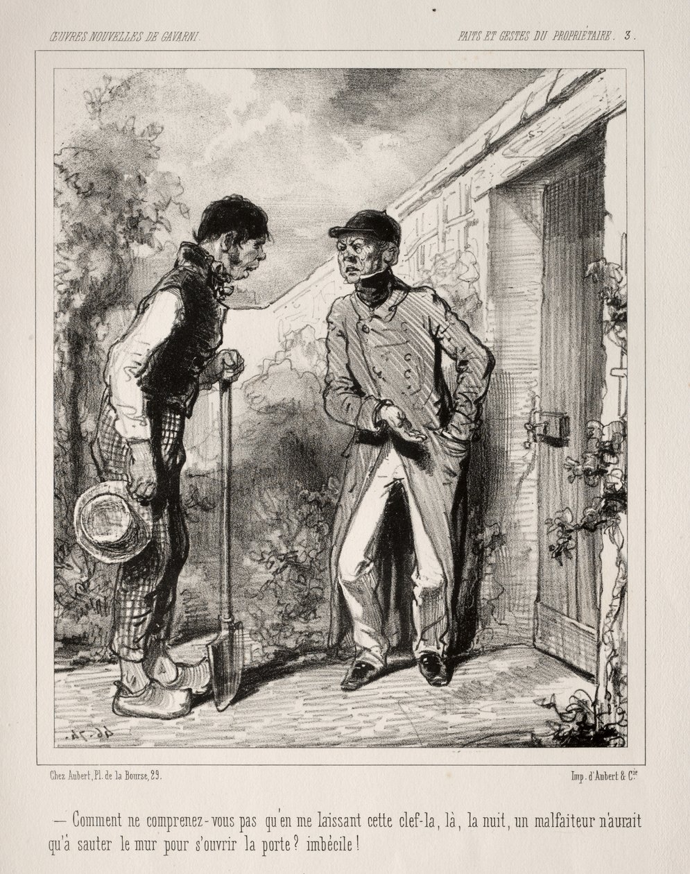 Mal Sahibinin İşlemleri ve İşlemleri by Paul Gavarni