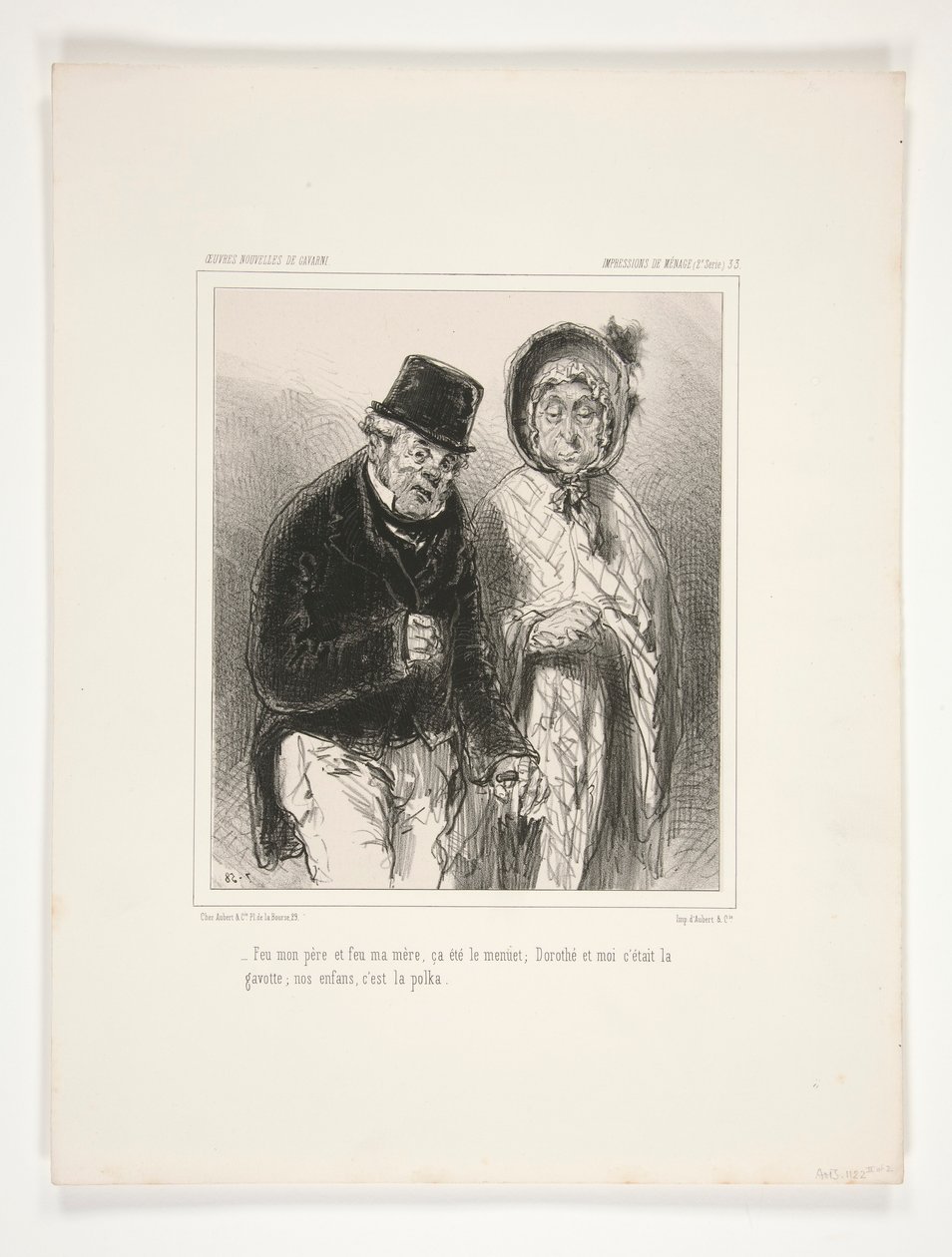 Geç babam ve geç annem, c by Paul Gavarni