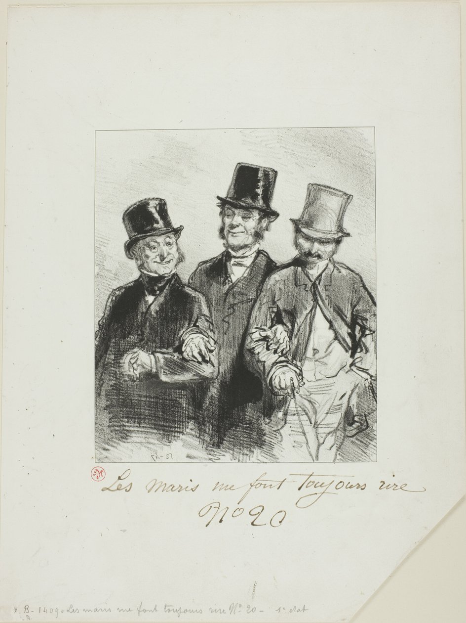 Kocalar Beni Hep Güldürür: Mme. Jolibiais şişman by Paul Gavarni