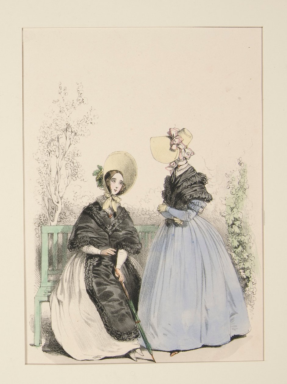 TEMMUZ 1837. Hasır şapkalar. by Paul Gavarni