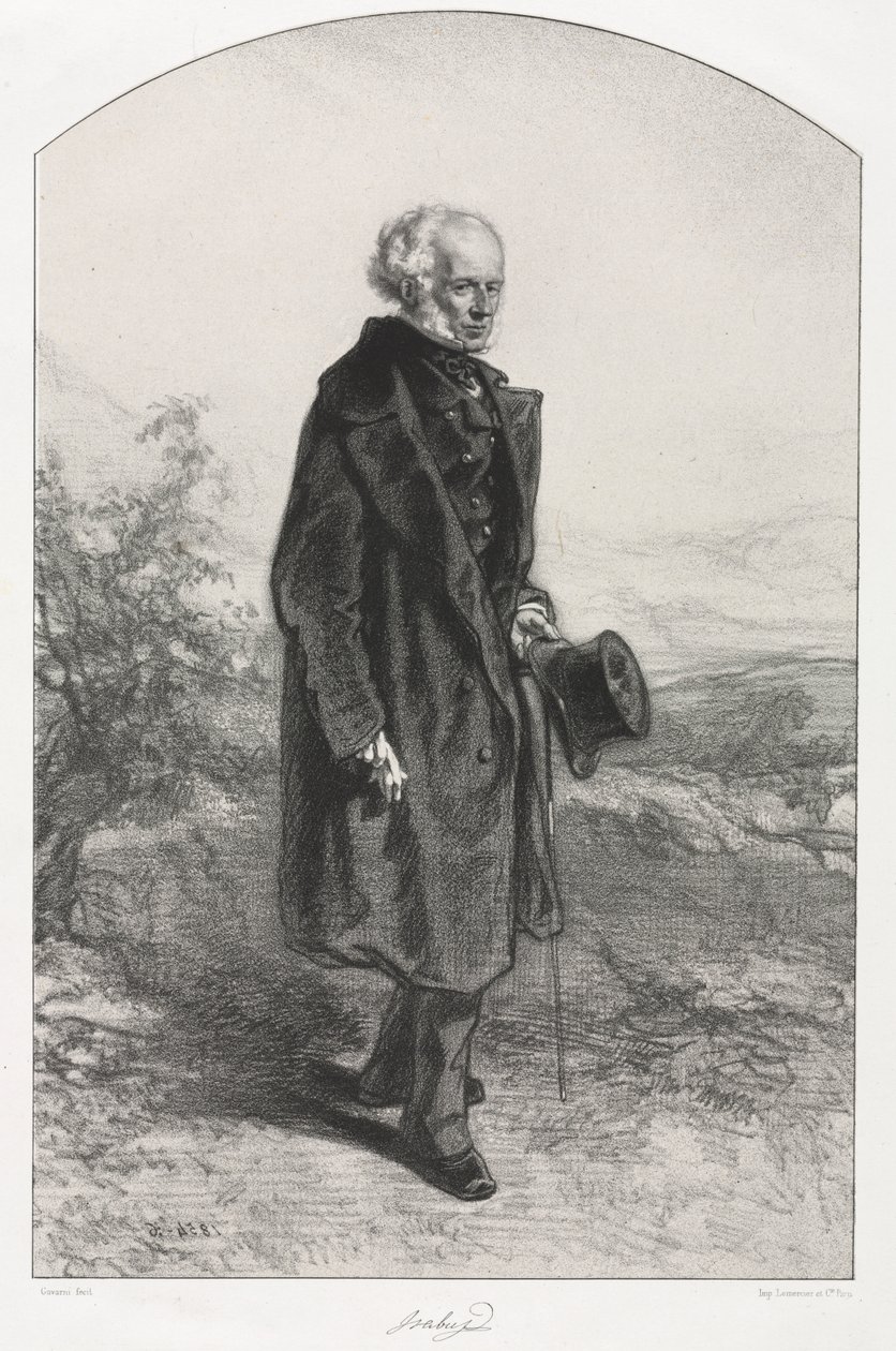 Jean-Baptiste İsabey by Paul Gavarni