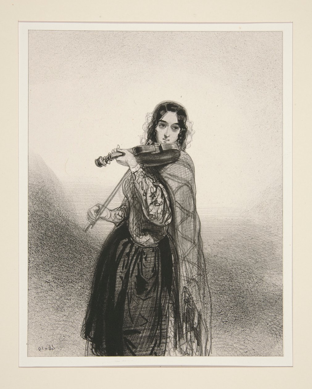 KAHVE ŞARKISI. by Paul Gavarni