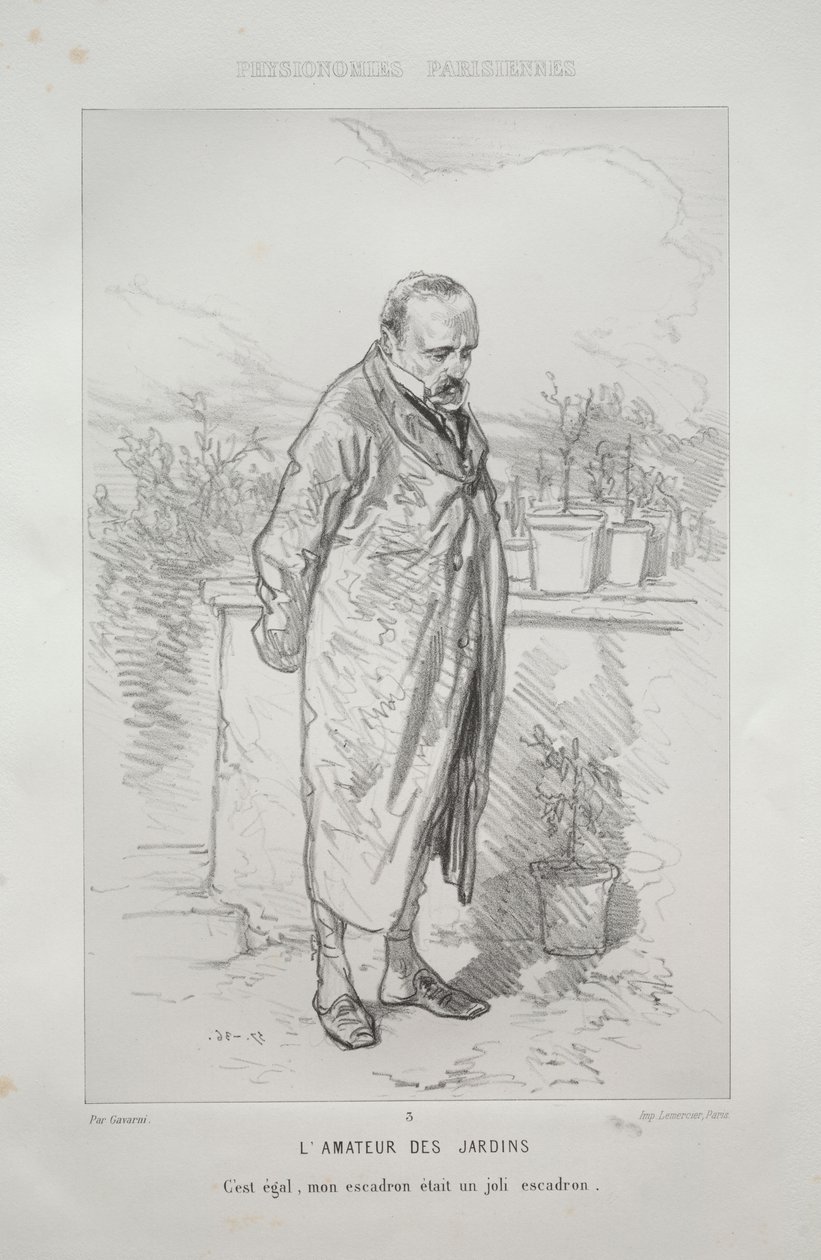 Bahçe Aşığı by Paul Gavarni