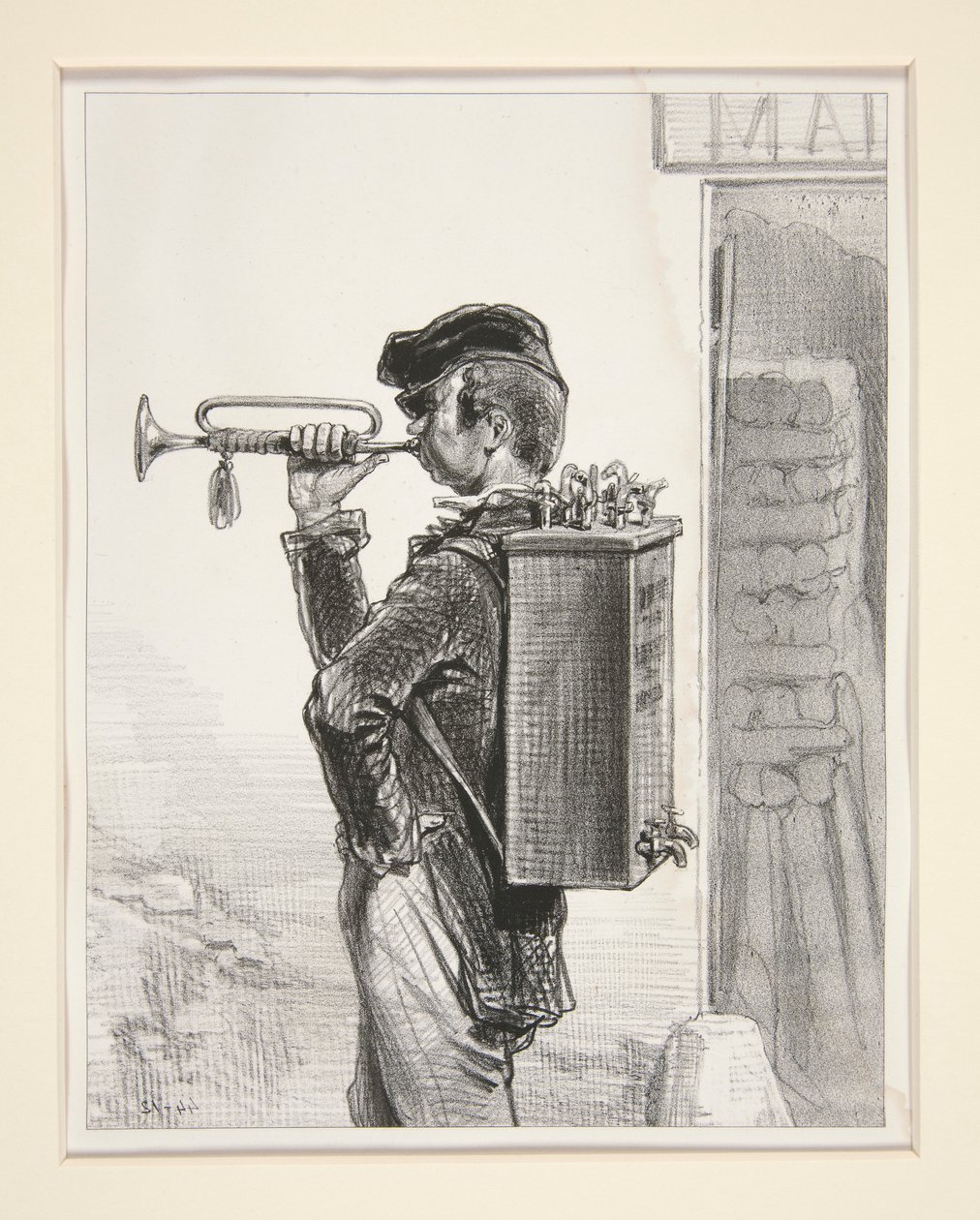TAP Tüccarı. by Paul Gavarni