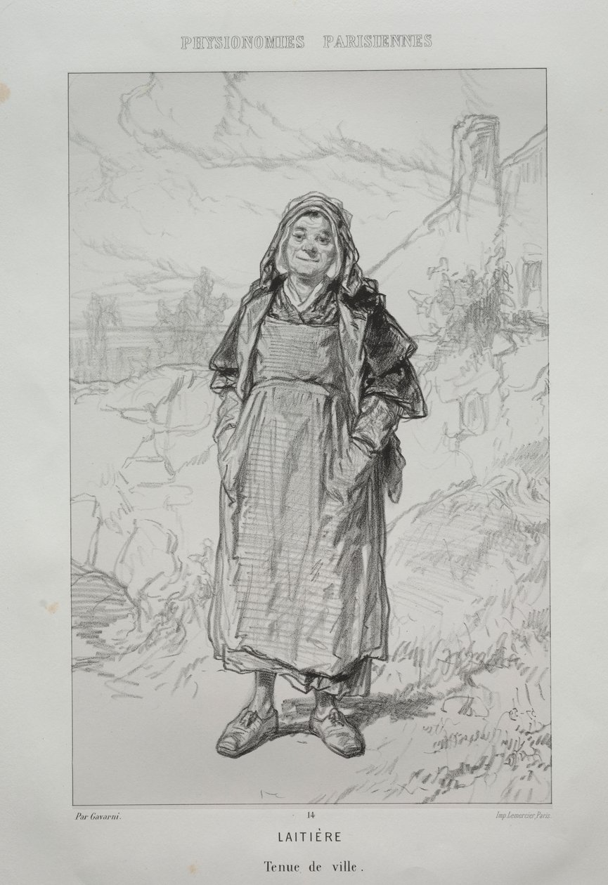sütçü by Paul Gavarni