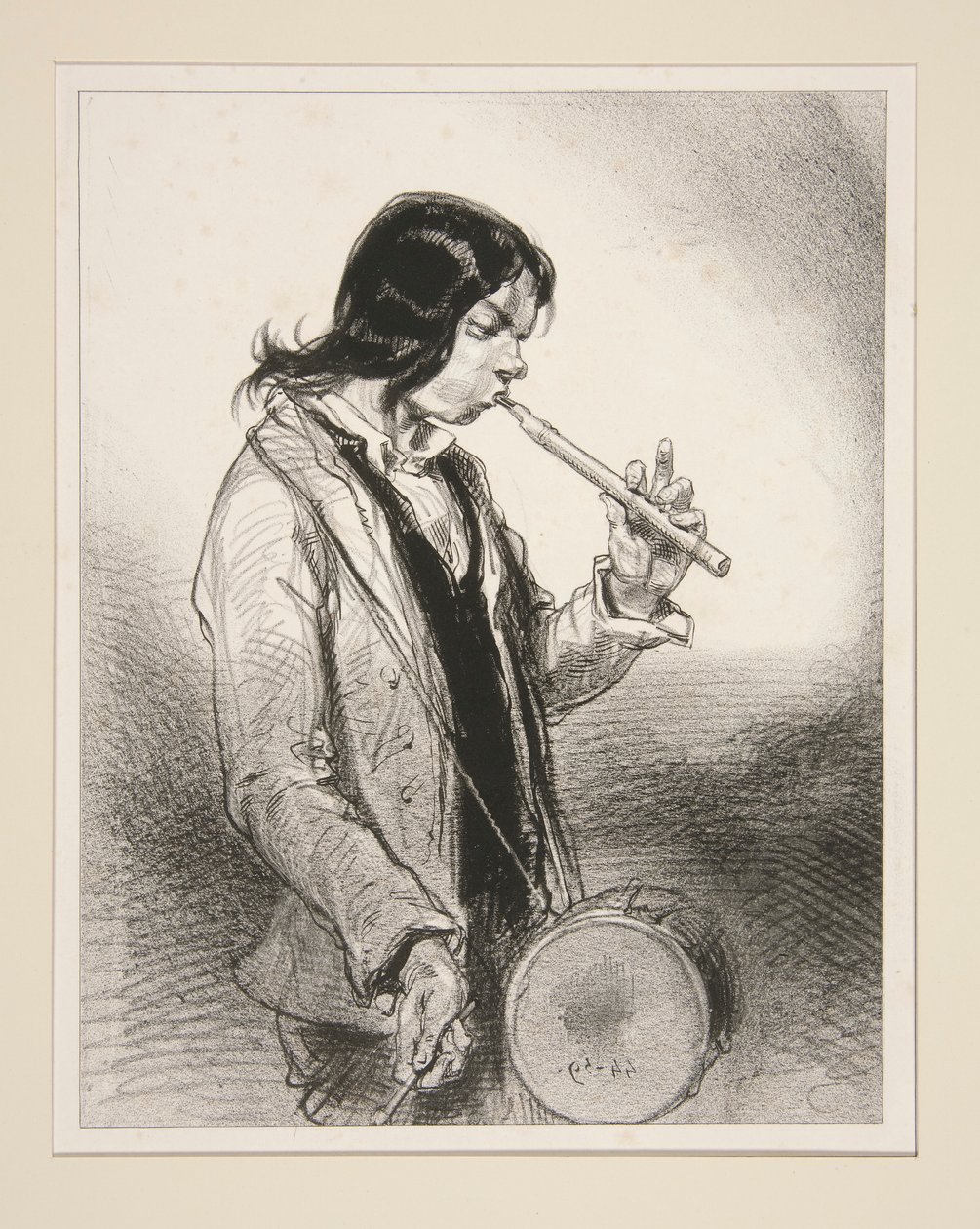 Le Galoubet. by Paul Gavarni