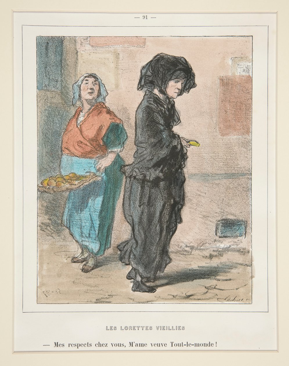 yaşlı loretler by Paul Gavarni