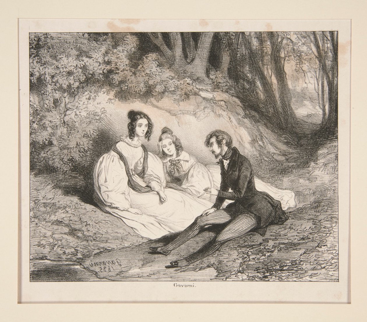 Louise, Marie, eğer birini seversen by Paul Gavarni
