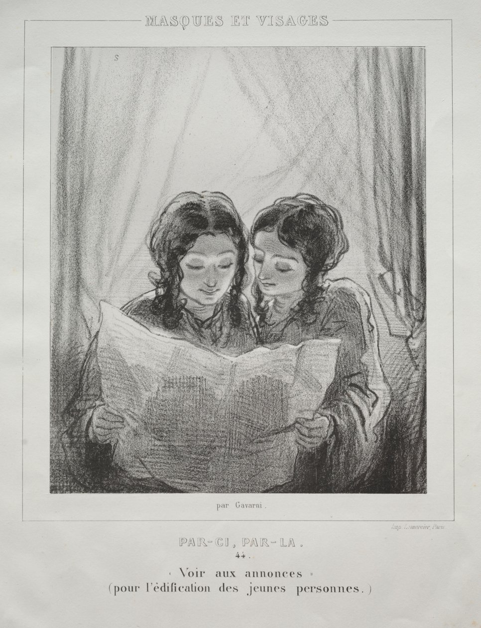 Maskeler ve Yüzler by Paul Gavarni