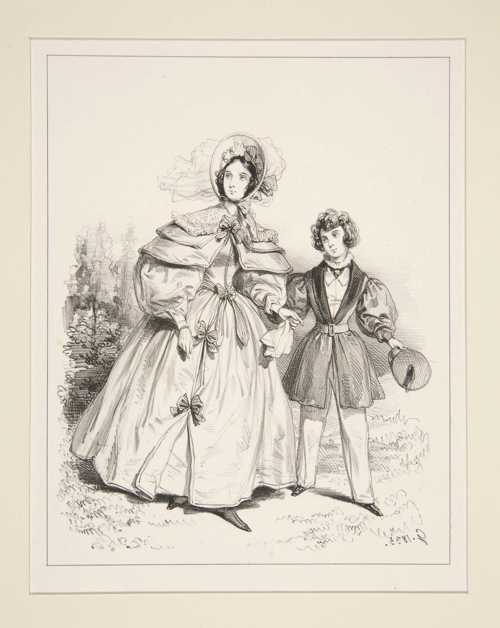 SABAH İHTİYACI. 1835. by Paul Gavarni