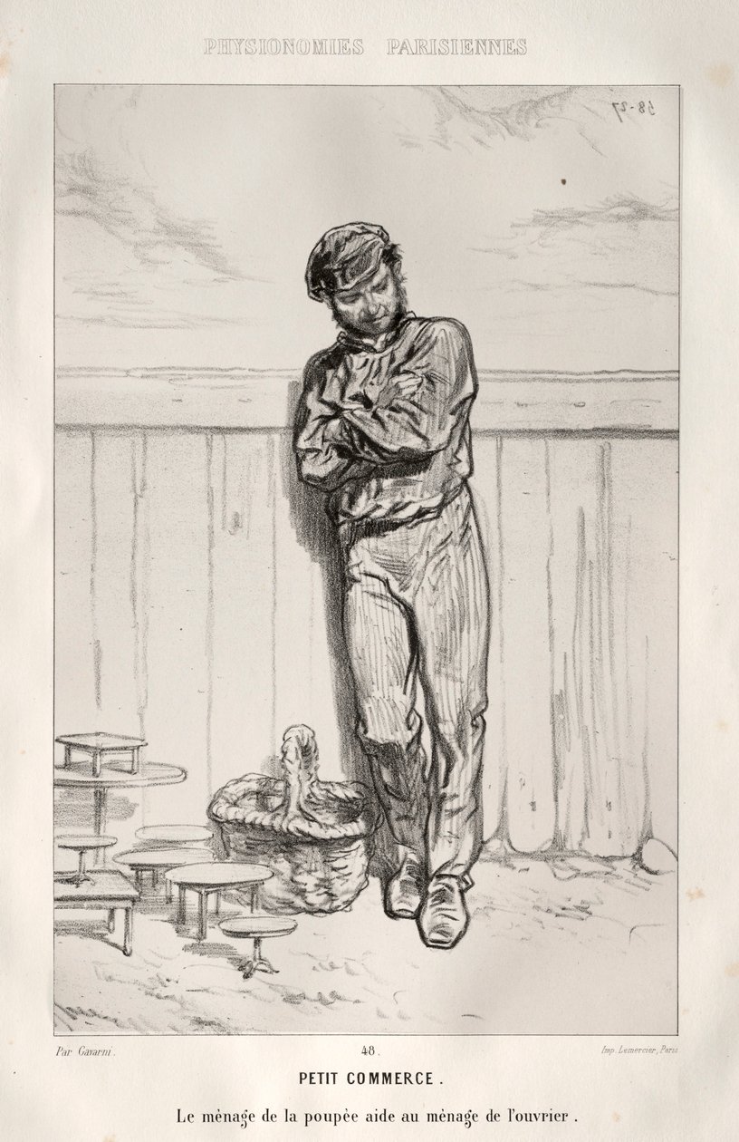 Küçük iş. by Paul Gavarni