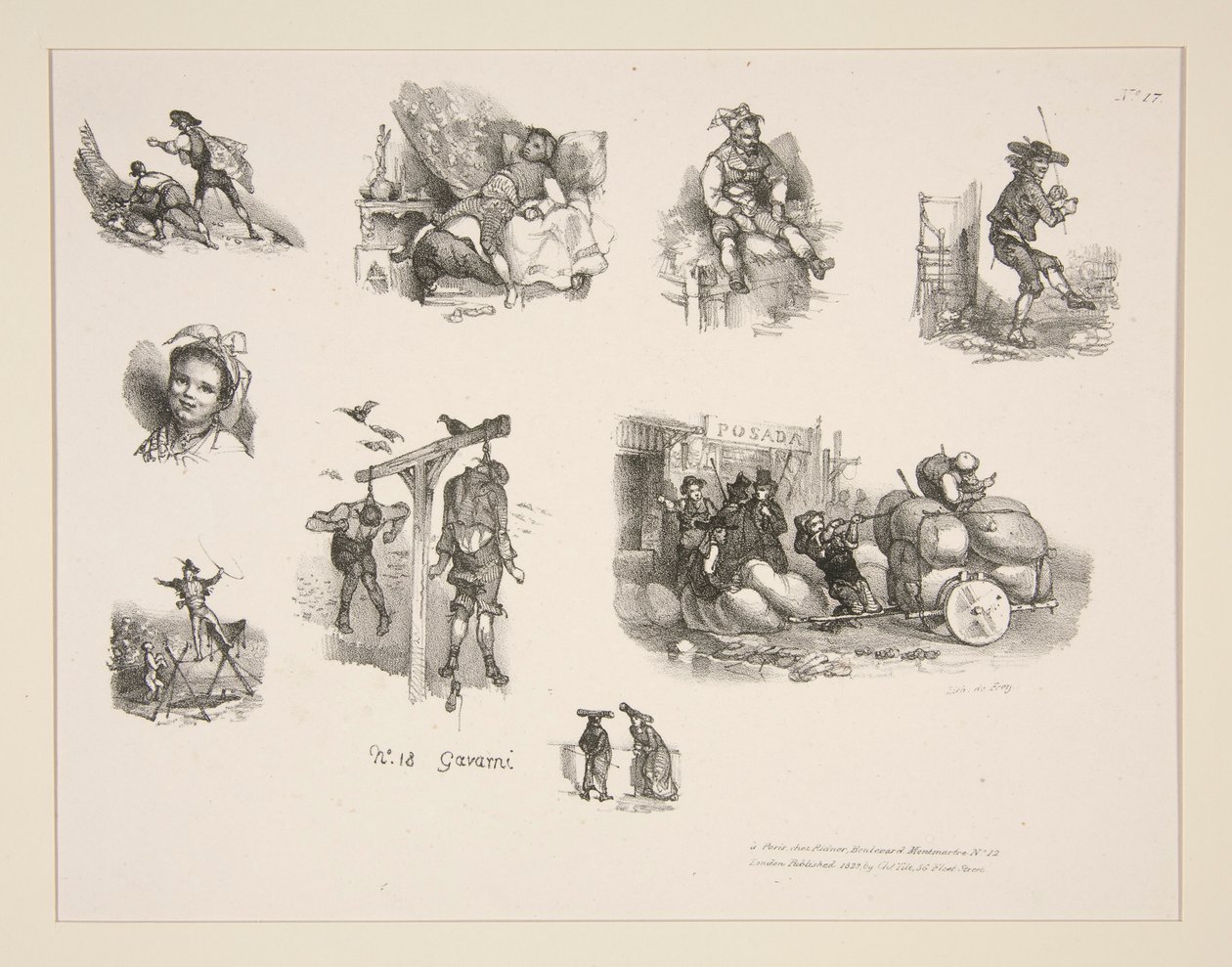 Küçük figürler XVII. by Paul Gavarni