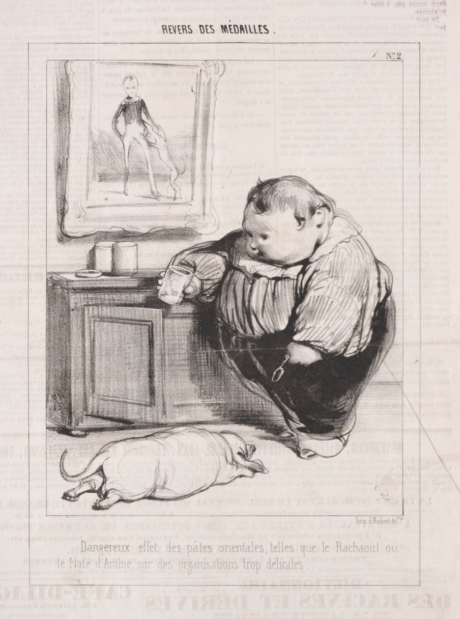 Madalyaların Tersi, 1842. by Paul Gavarni