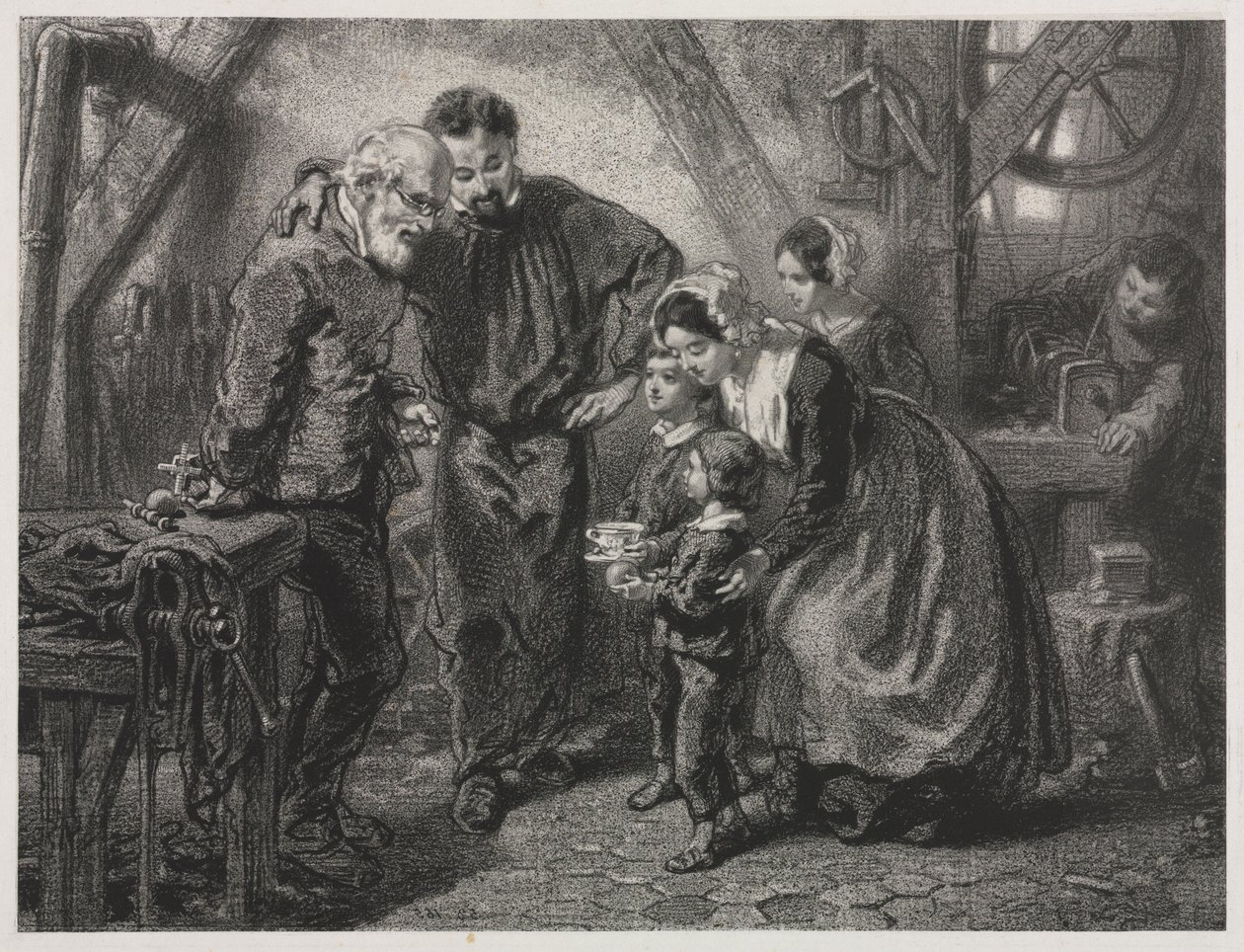 İşçinin Doğum Günü by Paul Gavarni
