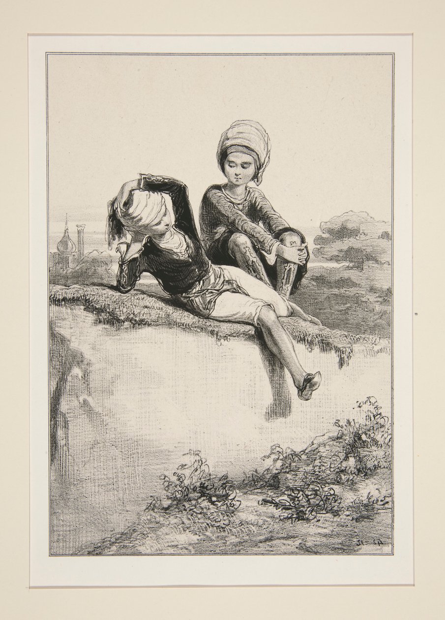 Thimothee (sic) Et Philemon by Paul Gavarni