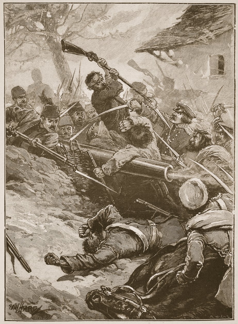 Archibald Forbes, G.A. Henry ve Binbaşı Arthur Griffiths by Paul Hardy