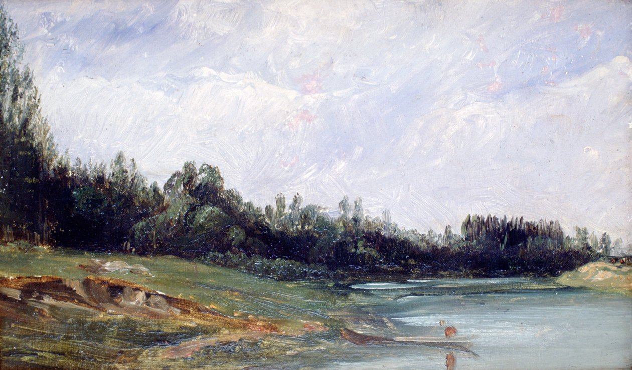 Su Kenarında Manzara, c1823-1869 by Paul Huet
