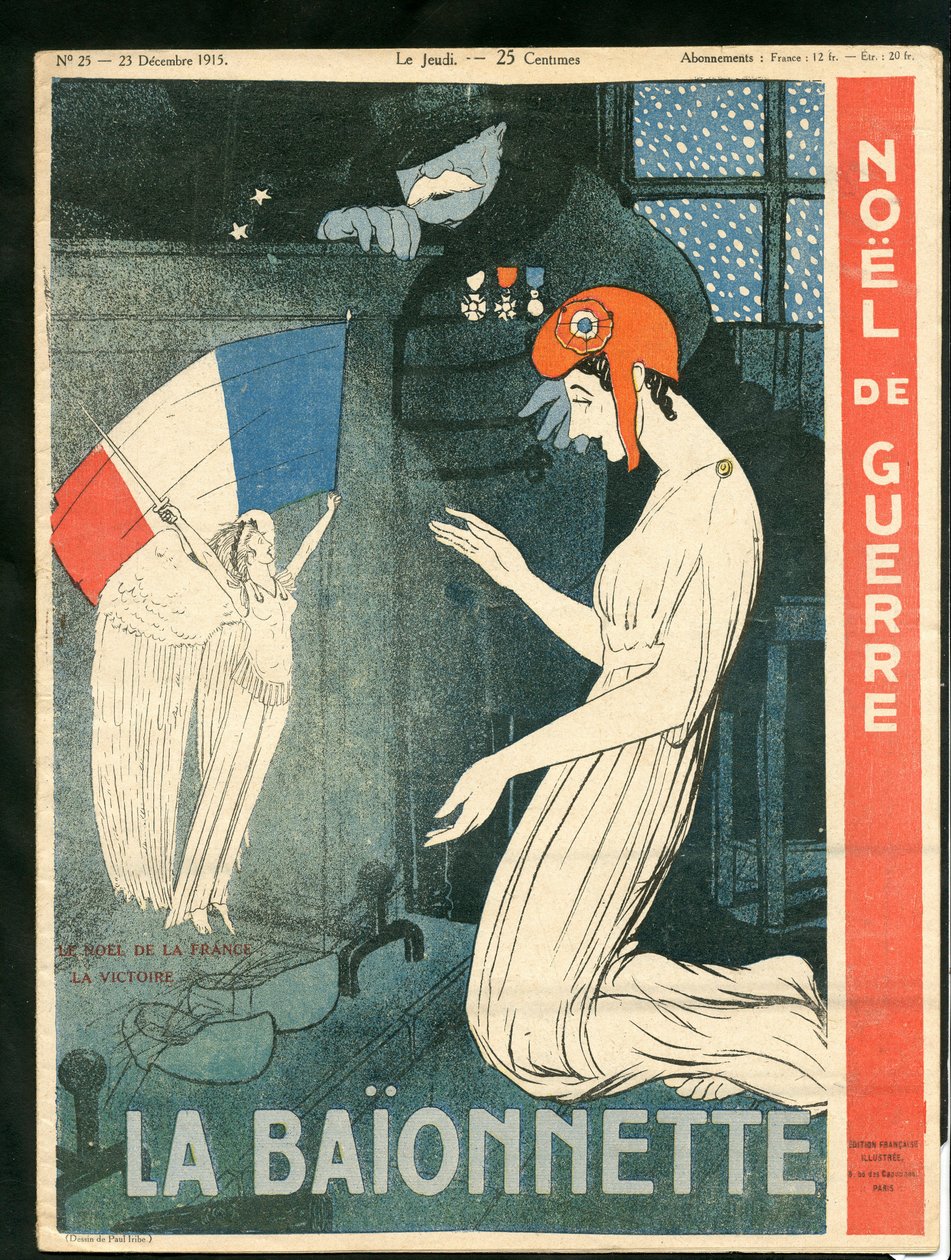 “La Baionnette” Kapağı, Renklerle Hiciv by Paul Iribe