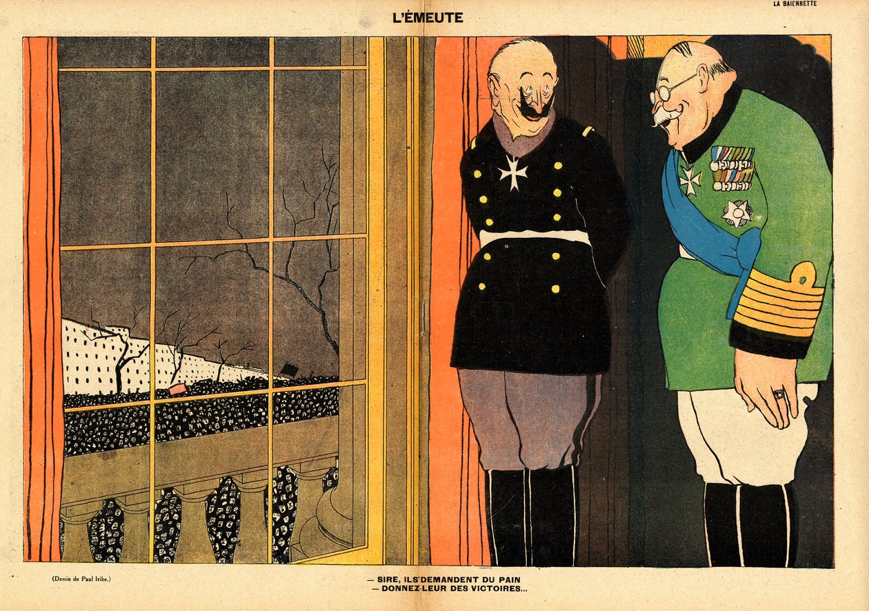 La Baionnette, Renklerde Hiciv by Paul Iribe