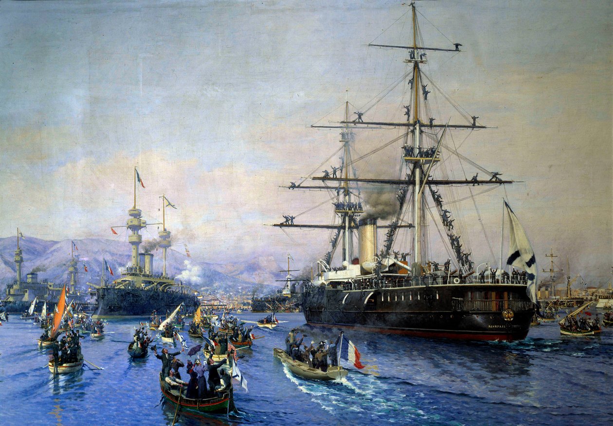 Rus filosunun Toulon'a gelişi by Paul Jobert