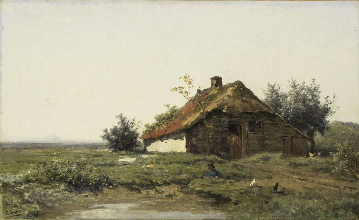 Açık Tarlalarda Çiftlik by Paul Joseph Constantin Gabriel