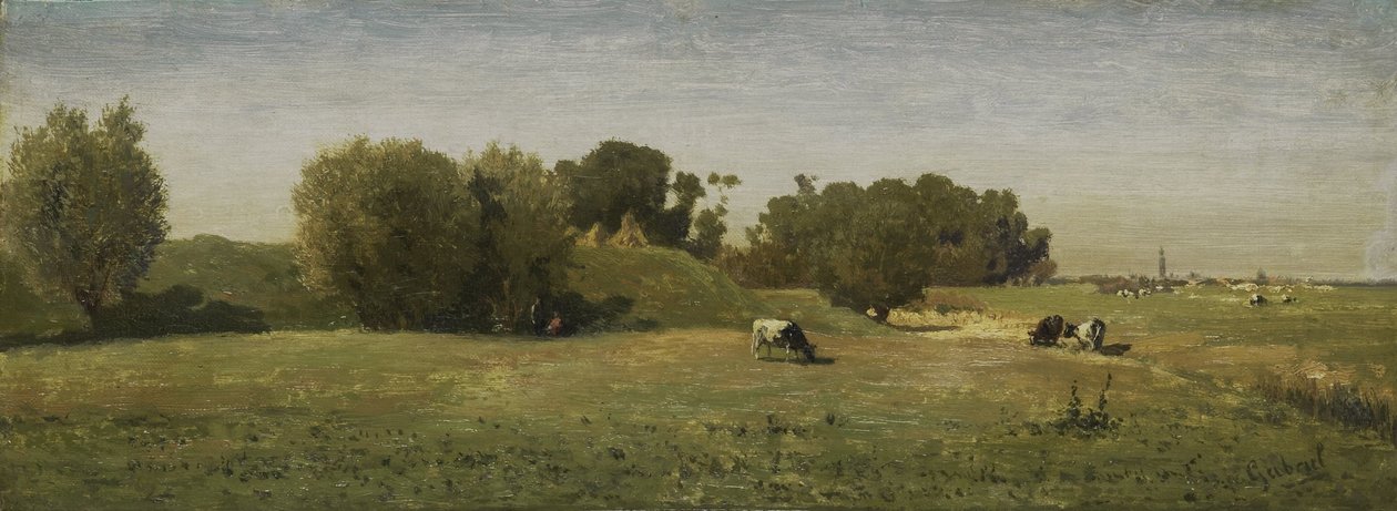 Abcoude yakınındaki manzara by Paul Joseph Constantin Gabriel