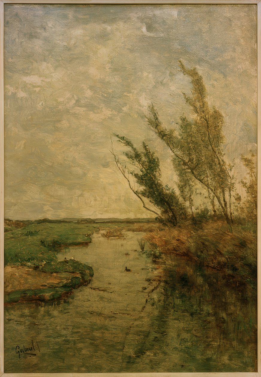 Polderlandschaft by Paul Joseph Constantin Gabriel