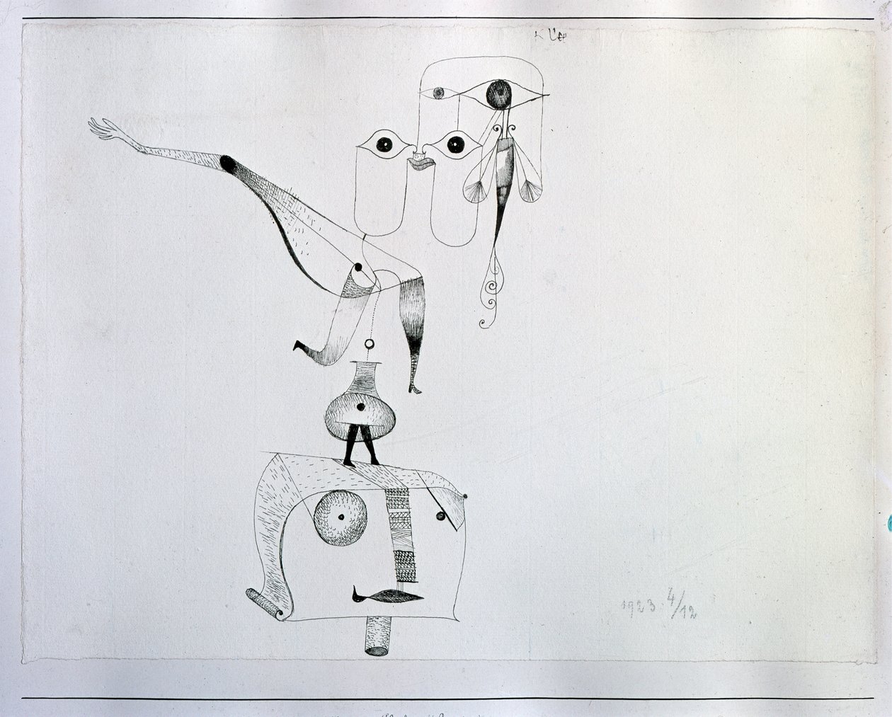 A Caprice of Balance (Çizim, 20. yüzyıl) by Paul Klee