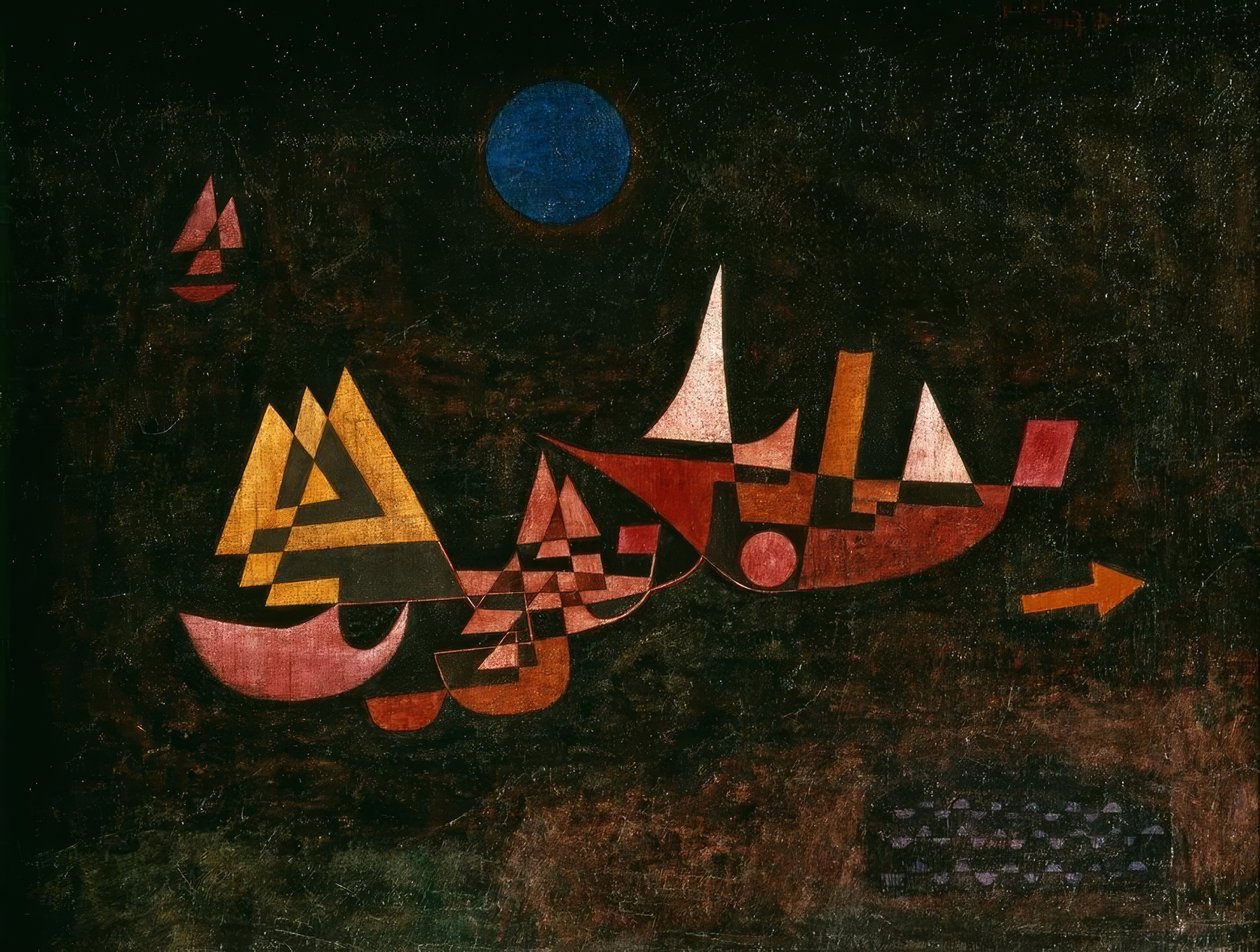 Gemilerin ayrılması by Paul Klee