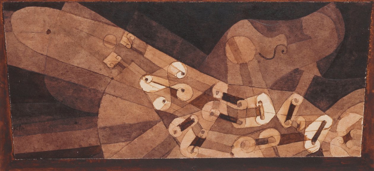 Aeolian Arp; Aeolsharfe by Paul Klee