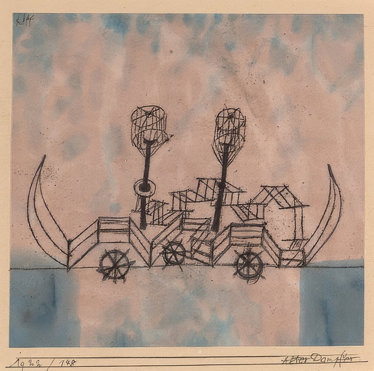 Eski vapur. 1922 by Paul Klee