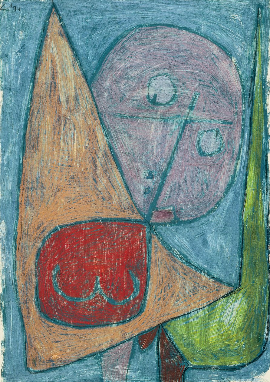 Angel, hala kadın Melek, hala kadın, 1939 by Paul Klee