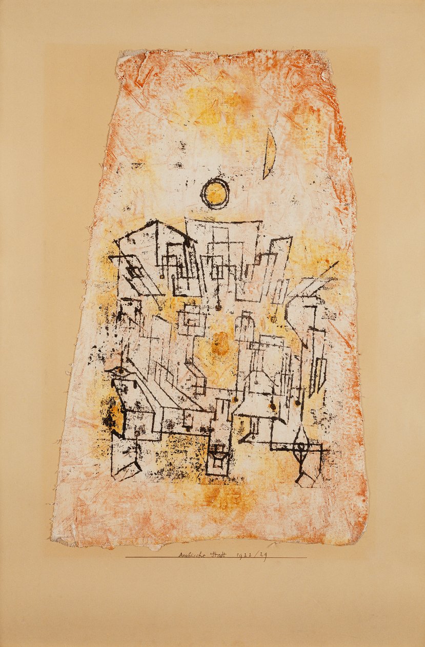 Arap Şehri; Arap şehri by Paul Klee