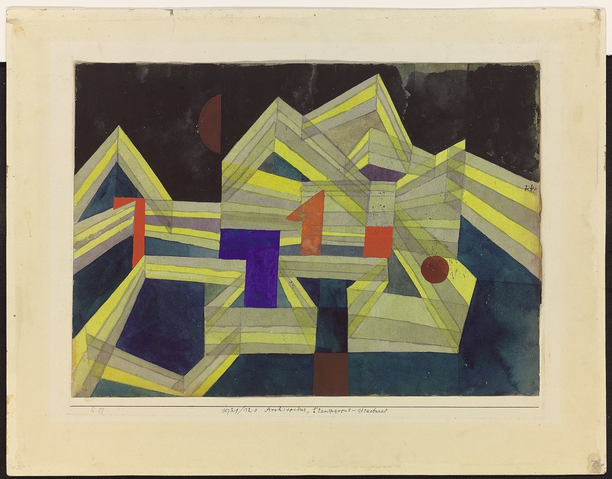 Mimarlık, Şeffaf-Yapısal by Paul Klee