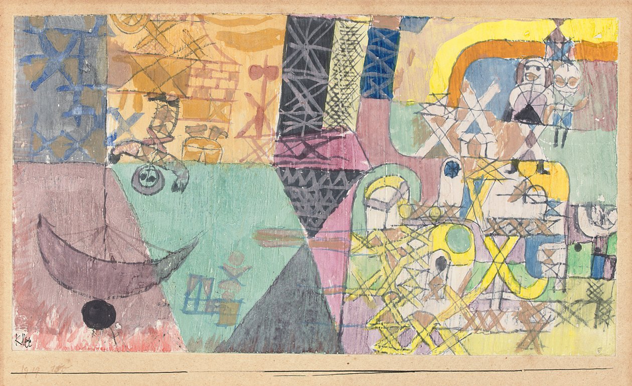 Asyalı şovmenler; Asyalı soytarılar by Paul Klee