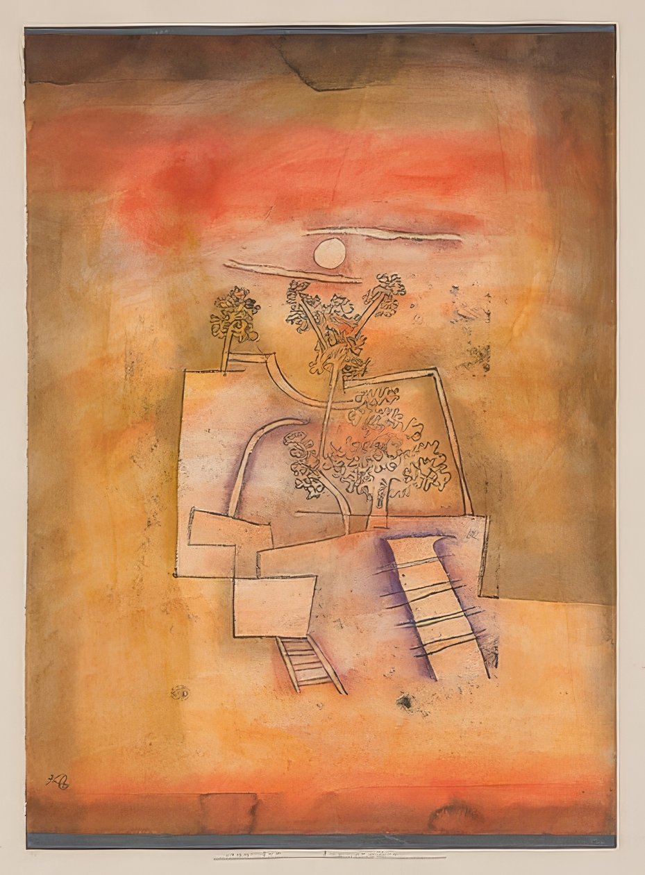 Ağaç kültürü. 1924 by Paul Klee