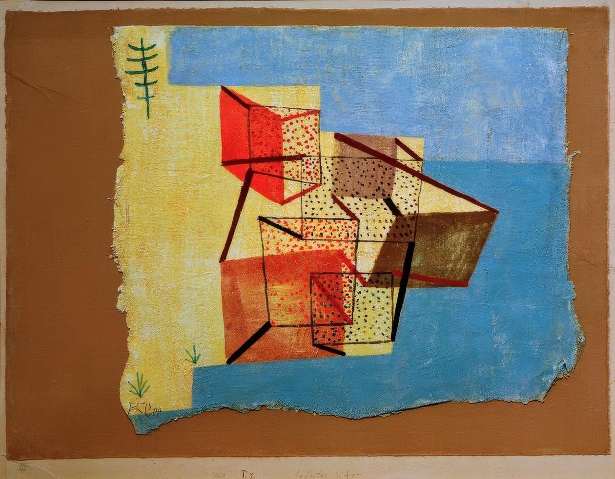 yerleşik kıyı by Paul Klee