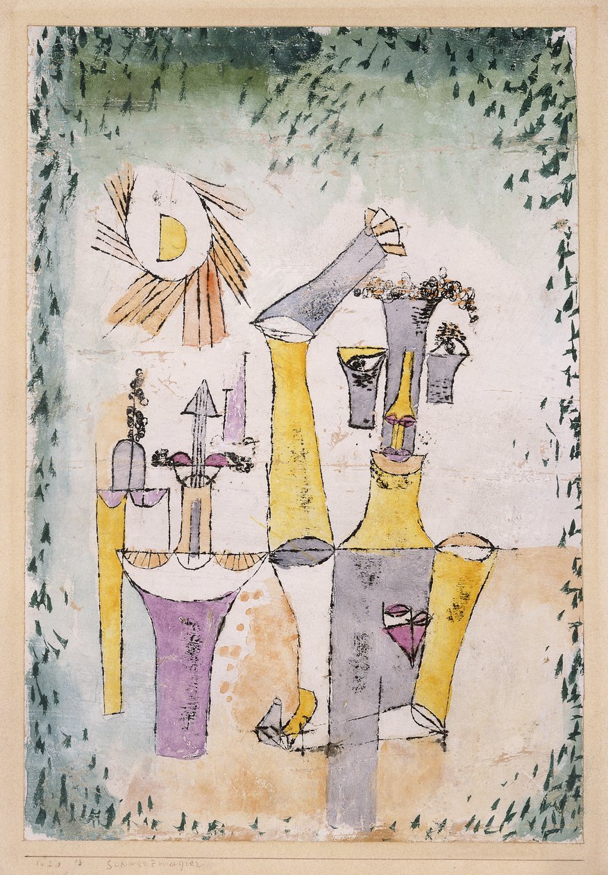 Kara büyü; Schwarzmagier by Paul Klee