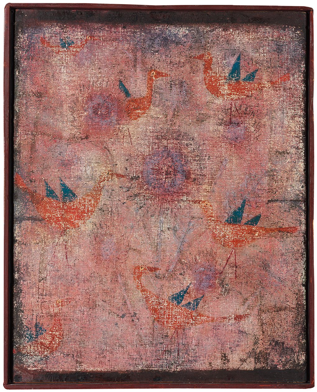 mavi kanatlı kuşlar by Paul Klee