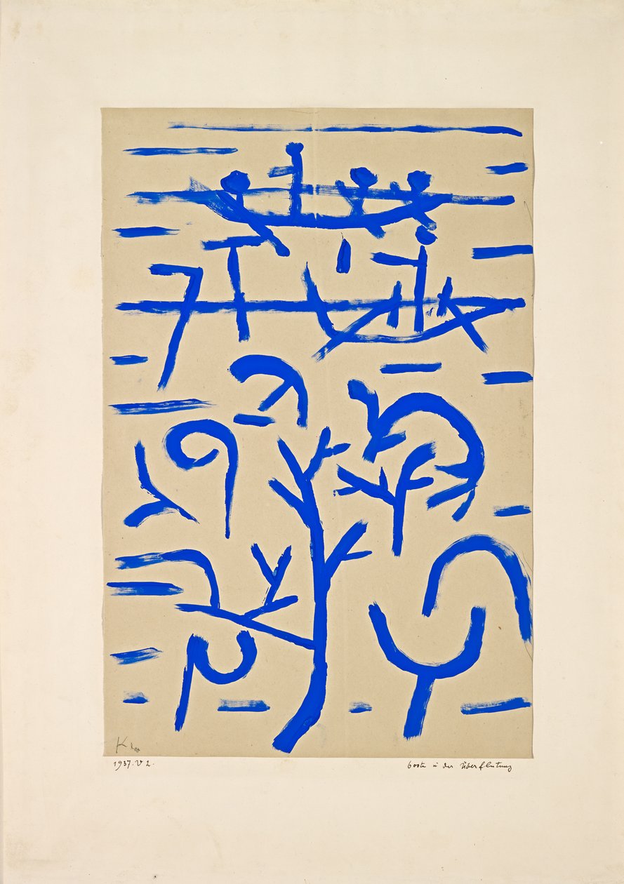 Seldeki tekneler Seldeki tekneler, 1937. by Paul Klee