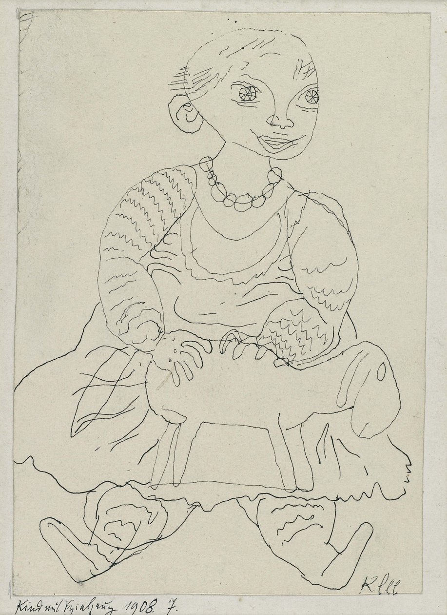 Oyuncaklı Çocuk by Paul Klee