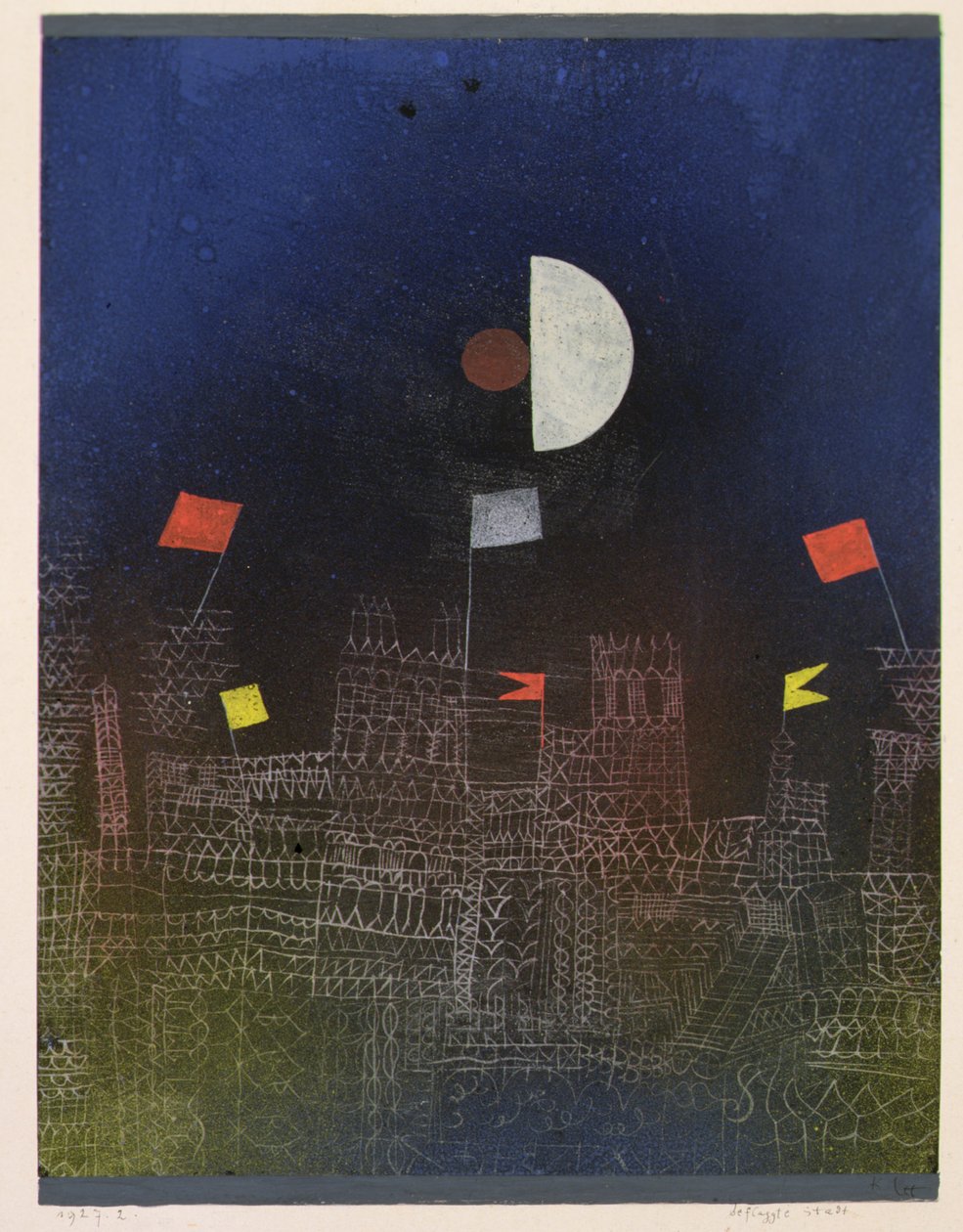 Bayraklı Şehir by Paul Klee