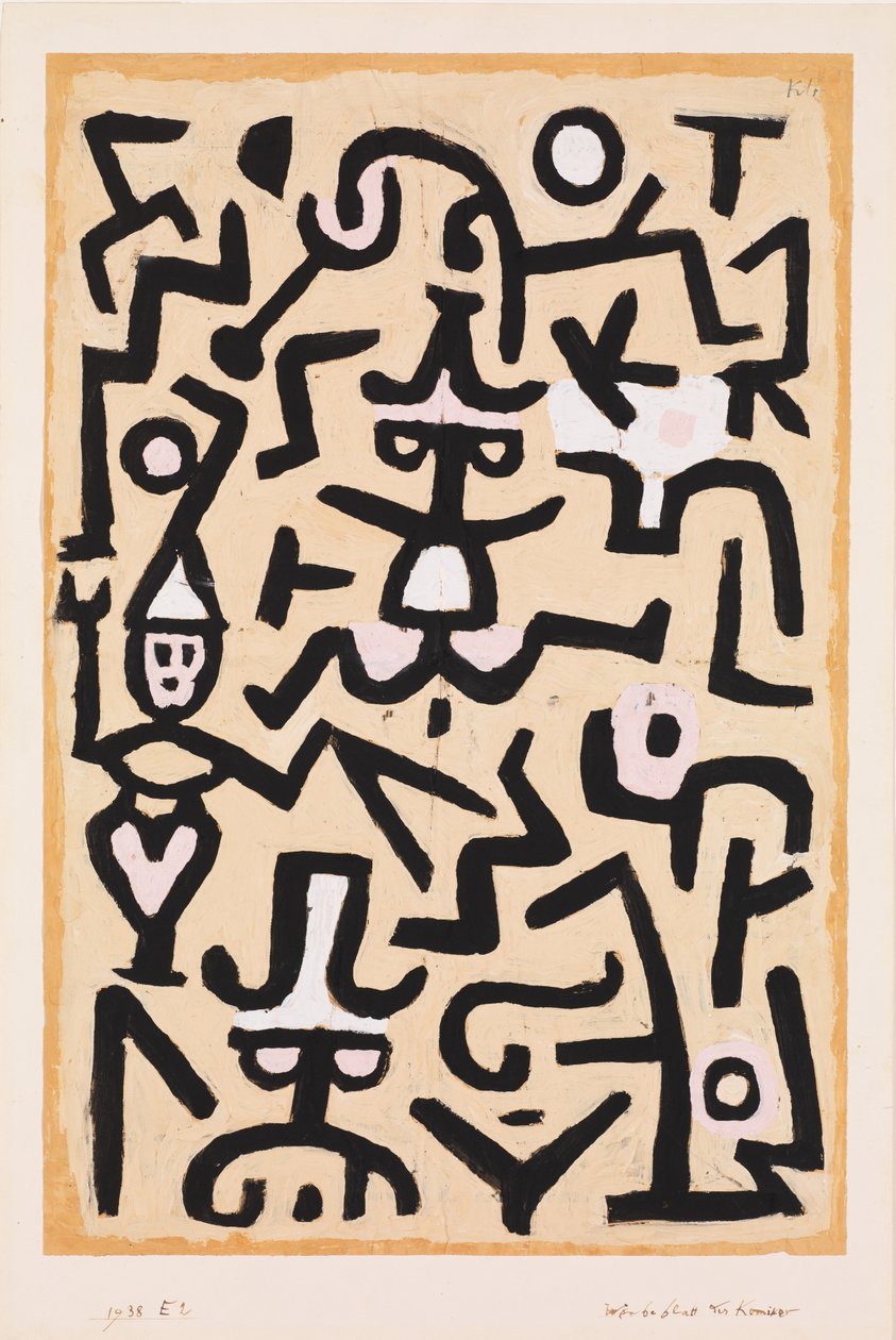 Komedyenlerin El İlanı by Paul Klee