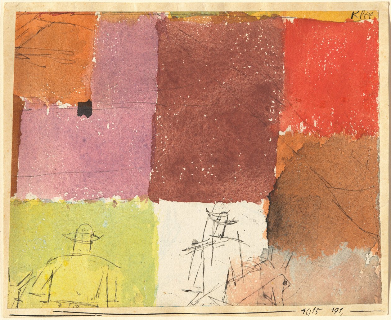 Figürlerle Kompozisyon by Paul Klee