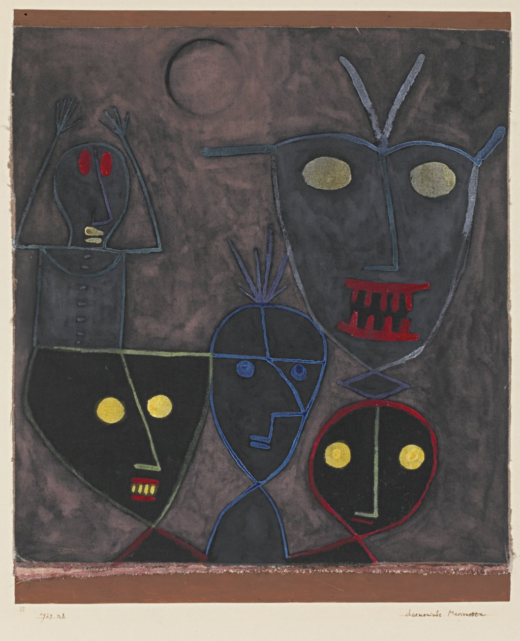 Şeytani Kuklalar, 1929 by Paul Klee